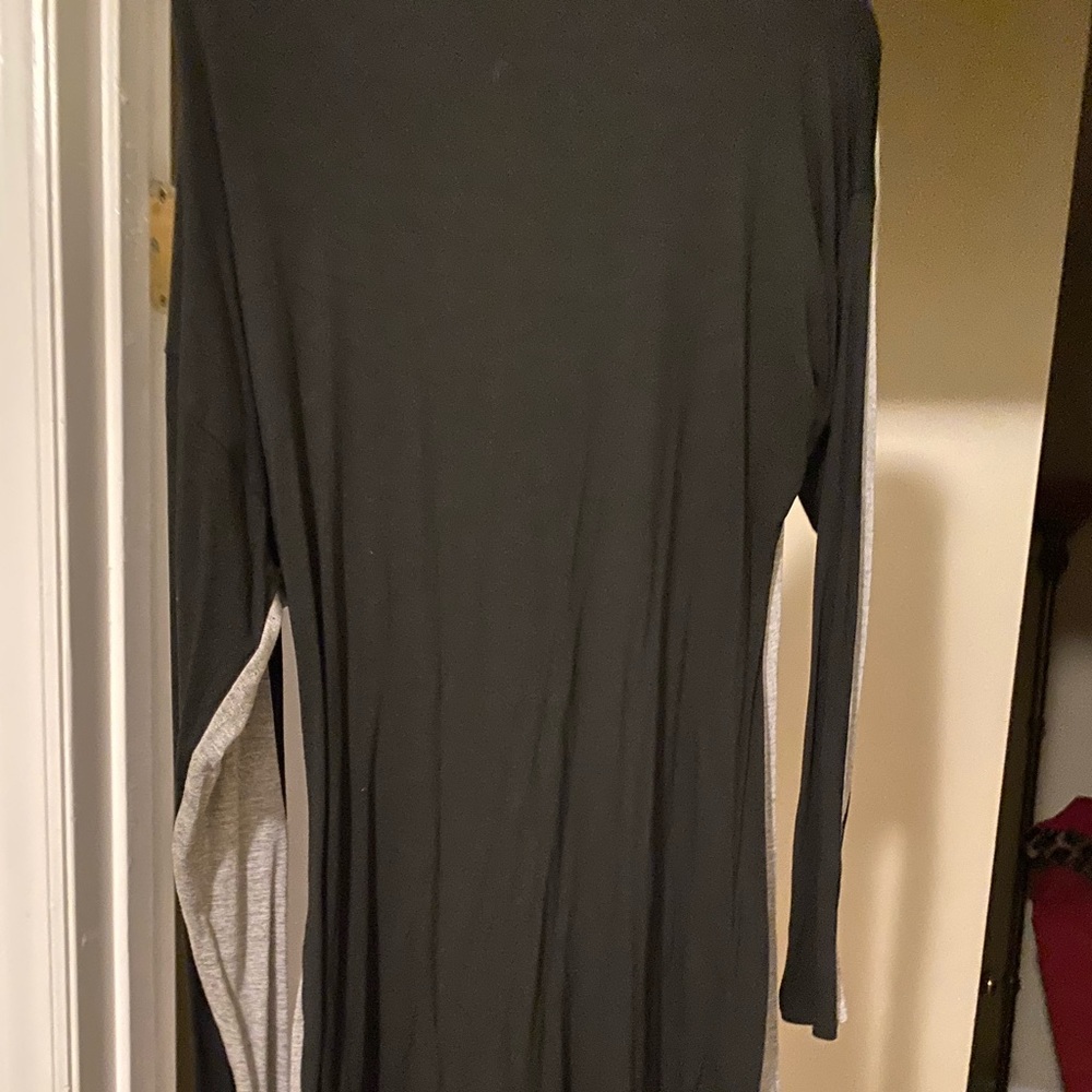 White black medium shirt